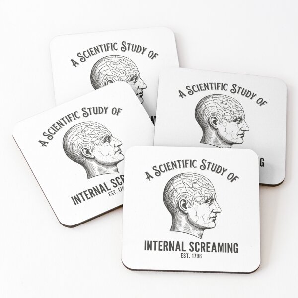 Item preview, Scientific Study Of Internal Screaming Vintage Phrenology designed and sold by Mason-Pride.