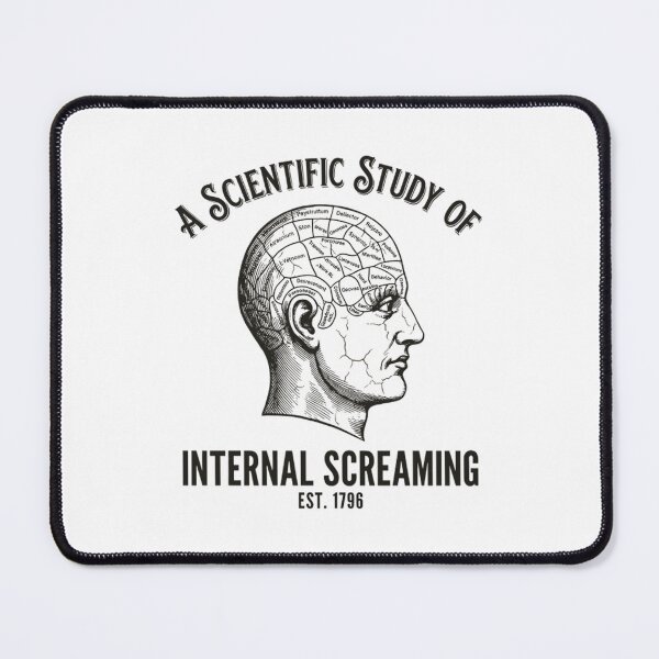 Item preview, Scientific Study Of Internal Screaming Vintage Phrenology designed and sold by Mason-Pride.