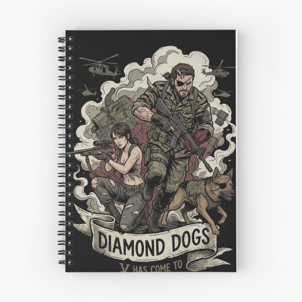 Artikelvorschau, Metal Gear Solid V Quiet Big Boss Venom Snake DD Diamond Dogs Sniper Wolf Parasite Unit Skull Face Fan Art Gruppenporträt Poster T-Shirt Aufkleber Druck Geschenk entworfen und verkauft von Senpaiwaves.