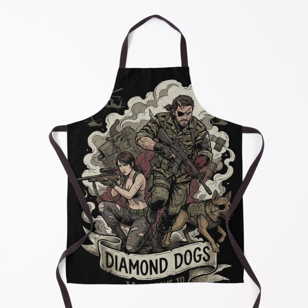 Item preview, Metal Gear Solid V Quiet Big Boss Venom Snake DD Diamond Dogs Sniper Wolf Parasite Unit Skull Face Fan Art Group Portrait Poster T-Shirt Sticker Print Gift designed and sold by Senpaiwaves.
