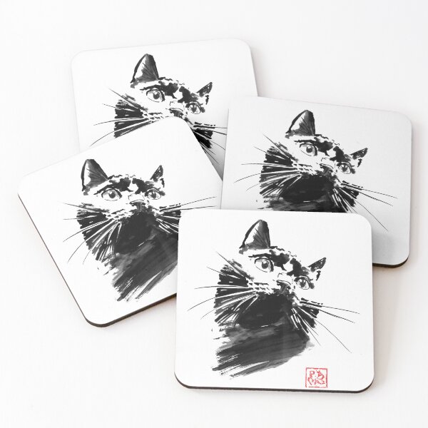 Item preview, lurkin cat designed and sold by pechane.