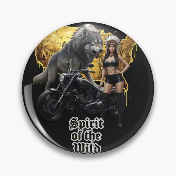Item preview, Spirit of the Wild Warrior - Wolf & Freedom designed and sold by KawisStarr.