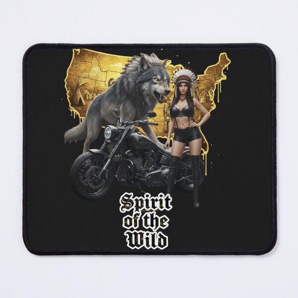 Item preview, Spirit of the Wild Warrior - Wolf & Freedom designed and sold by KawisStarr.