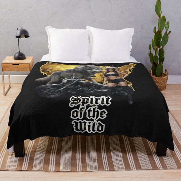 Item preview, Spirit of the Wild Warrior - Wolf & Freedom designed and sold by KawisStarr.