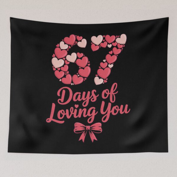 Item preview, 67 Days Of Loving You Romantic Quote Valentine'S Couple designed and sold by stanton88.
