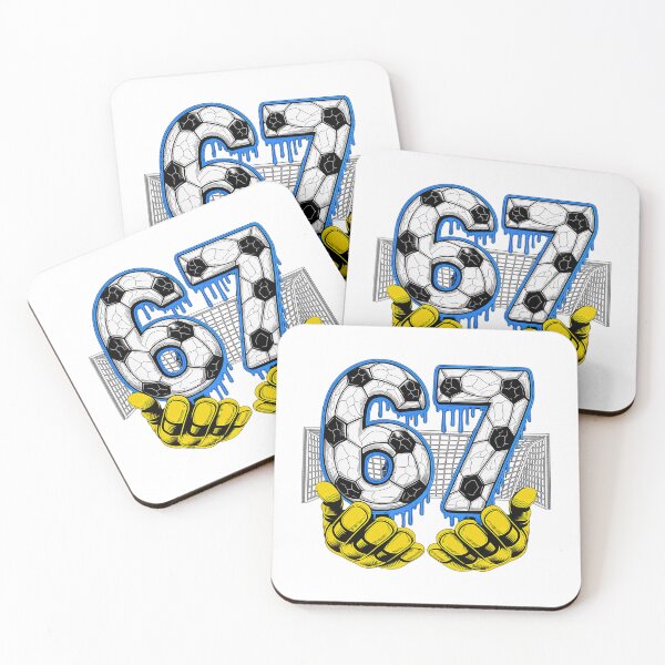 Item preview, Soccer 67 Six Seven Funny Gen Alpha Meme Drip designed and sold by pansak.