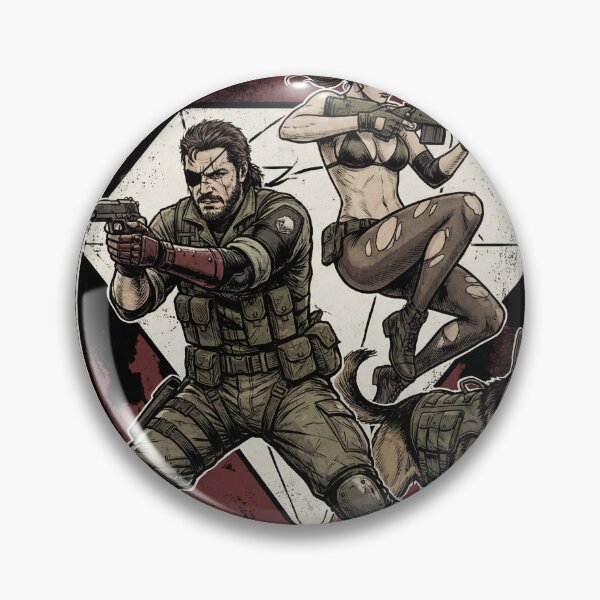 Item preview, Metal Gear Solid V Quiet Big Boss Venom Snake DD Diamond Dogs Sniper Wolf Parasite Unit Skull Face Fan Art Group Portrait Poster T-Shirt Sticker Print Gift designed and sold by Senpaiwaves.