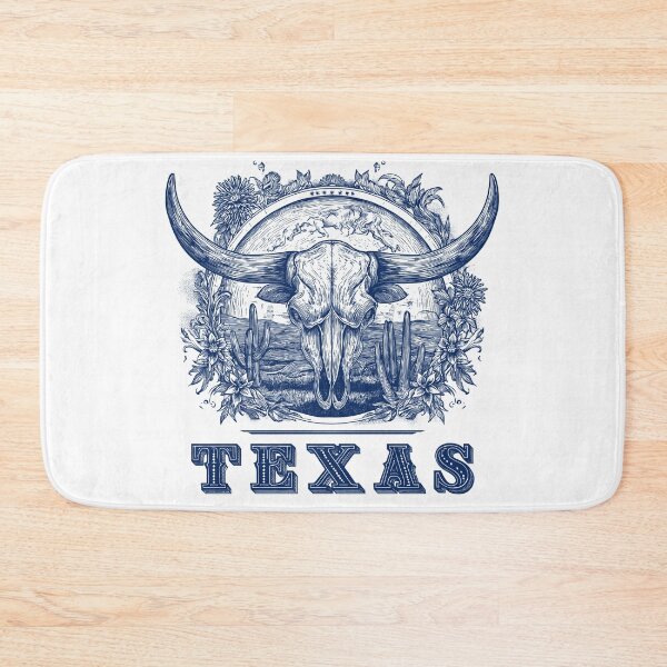 Item preview, Texas Longhorn Skull Art – Vintage Western Engraving Design designed and sold by Gaviani Design Studio.