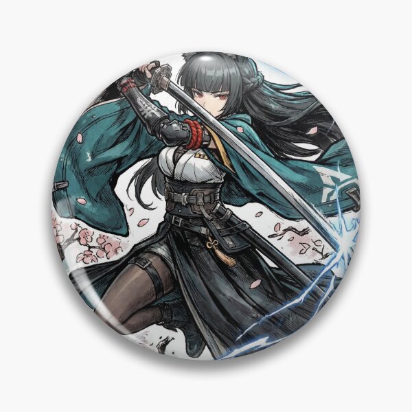 Item preview, Hoshimi Miyabi Zenless Zone Zero ZZZ Section 6 Chief Void Hunter Frost Anomaly Swordswoman Fox Ears Shimotsuki Stance Fallen Frost Polar Slash Fan Art Portrait Poster T-Shirt Sticker Gift designed and sold by Senpaiwaves.