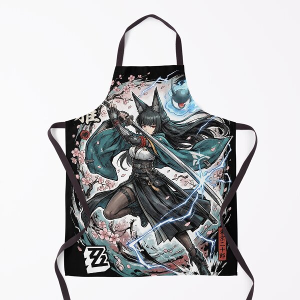 Item preview, Hoshimi Miyabi Zenless Zone Zero ZZZ Section 6 Chief Void Hunter Frost Anomaly Swordswoman Fox Ears Shimotsuki Stance Fallen Frost Polar Slash Fan Art Portrait Poster T-Shirt Sticker Gift designed and sold by Senpaiwaves.