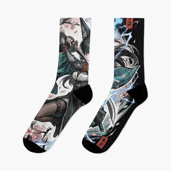 Item preview, Hoshimi Miyabi Zenless Zone Zero ZZZ Section 6 Chief Void Hunter Frost Anomaly Swordswoman Fox Ears Shimotsuki Stance Fallen Frost Polar Slash Fan Art Portrait Poster T-Shirt Sticker Gift designed and sold by Senpaiwaves.