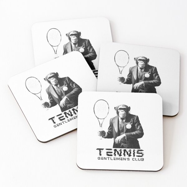 Item preview, Tennis Gentlemens Club Funny Gentleman Chimpanzee designed and sold by TrueArtsStore.