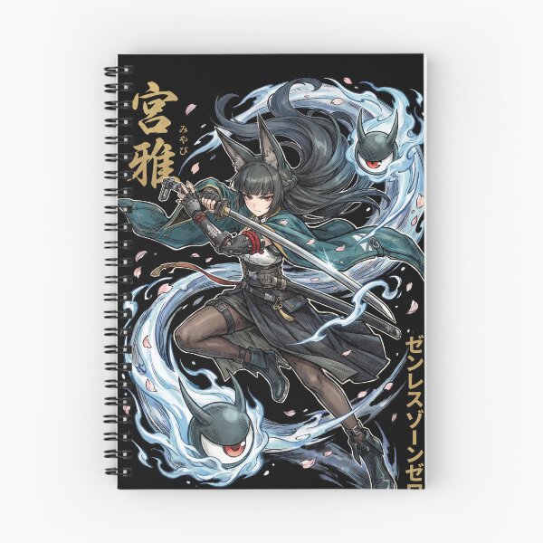 Item preview, Hoshimi Miyabi Zenless Zone Zero ZZZ Section 6 Chief Void Hunter Frost Anomaly Swordswoman Fox Ears Shimotsuki Stance Fallen Frost Polar Slash Fan Art Portrait Poster T-Shirt Sticker Gift designed and sold by Senpaiwaves.