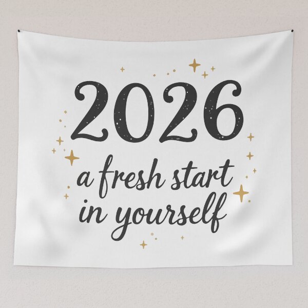 Item preview, 2026 Fresh Start In Yourself – New Year Motivation Typography T-Shirt designed and sold by Design-Pro-21.