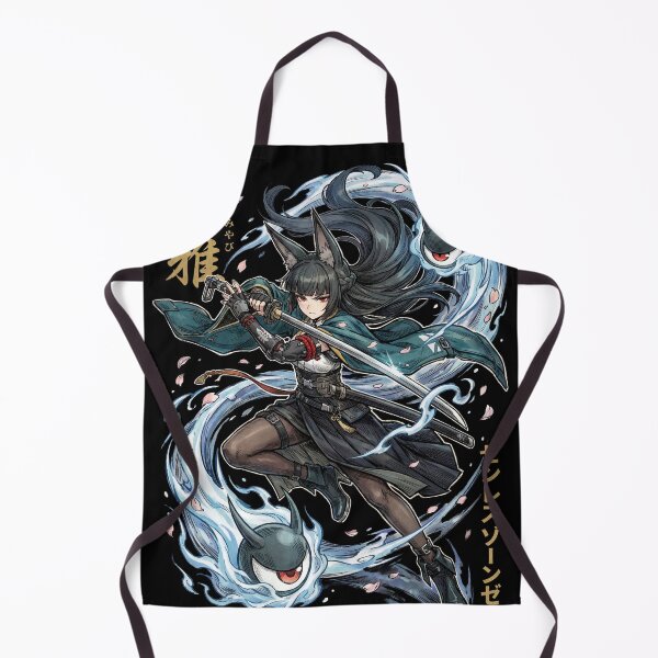 Item preview, Hoshimi Miyabi Zenless Zone Zero ZZZ Section 6 Chief Void Hunter Frost Anomaly Swordswoman Fox Ears Shimotsuki Stance Fallen Frost Polar Slash Fan Art Portrait Poster T-Shirt Sticker Gift designed and sold by Senpaiwaves.