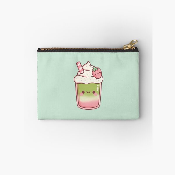Item preview, Cute Iced Matcha Strawberry Latte designed and sold by rustydoodle.