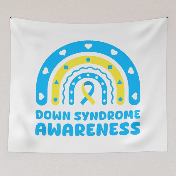 Item preview, Down syndrome awareness rainbow  designed and sold by TashaVector.