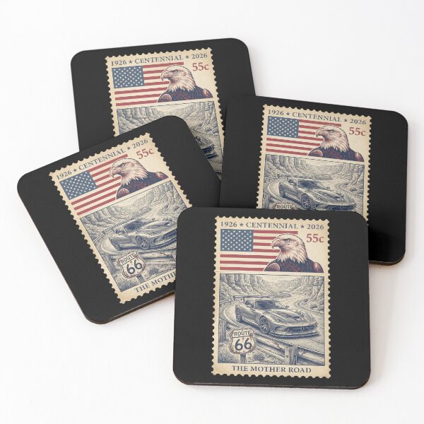 Item preview, Route 66 Centennial Modern V10 Sports Car - Canyon Run Stamp designed and sold by G350.