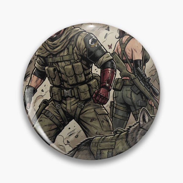 Item preview, Metal Gear Solid V Quiet Big Boss Venom Snake DD Diamond Dogs Sniper Wolf Parasite Unit Skull Face Fan Art Group Portrait Poster T-Shirt Sticker Print Gift designed and sold by Senpaiwaves.
