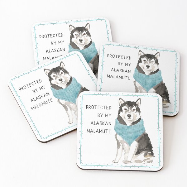 Item preview, Protected by my Alaskan Malamute designed and sold by Shelley Winters.