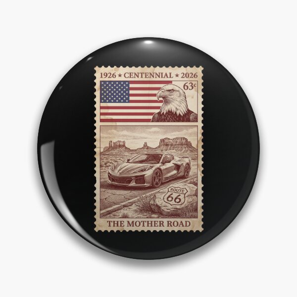 Item preview, Route 66 Centennial Mid-Engine Supercar - Monument Valley Stamp designed and sold by G350.