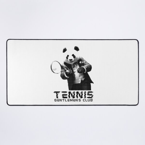 Item preview, Tennis Gentlemens Club Funny Gentleman Panda Tennis Player designed and sold by TrueArtsStore.