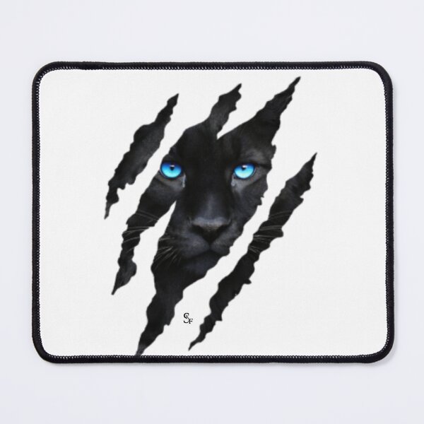 Item preview, Black puma with bright blue eyes designed and sold by SKFStreetwear.