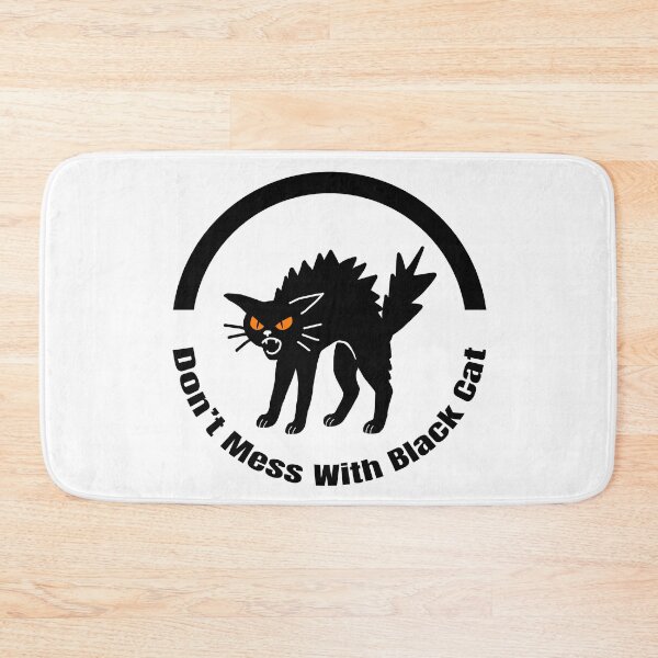 Item preview, Don’t Mess With Me | Warning ! Aggressive Black Cat ! designed and sold by Faellustra.