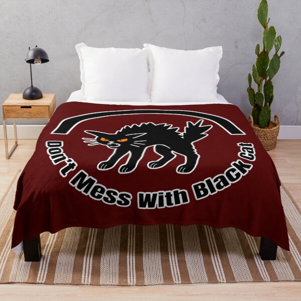 Item preview, Don’t Mess With Me | Warning ! Aggressive Black Cat ! designed and sold by Faellustra.