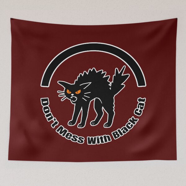 Item preview, Don’t Mess With Me | Warning ! Aggressive Black Cat ! designed and sold by Faellustra.