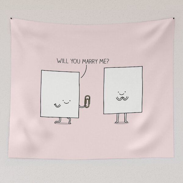 Item preview, Will you marry me? designed and sold by Milkyprint.
