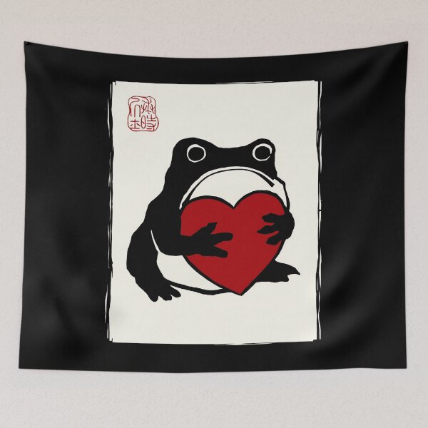 Item preview, Grumpy Frog Japanese Men Women Kids St. Valentine'S Day designed and sold by stanton88.