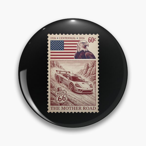 Item preview, Route 66 Centennial American Hypercar - Canyon Dirt Rally Stamp designed and sold by G350.