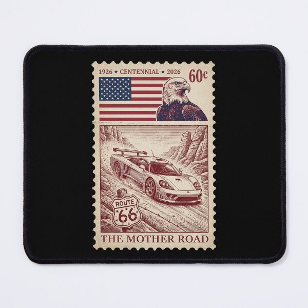 Item preview, Route 66 Centennial American Hypercar - Canyon Dirt Rally Stamp designed and sold by G350.