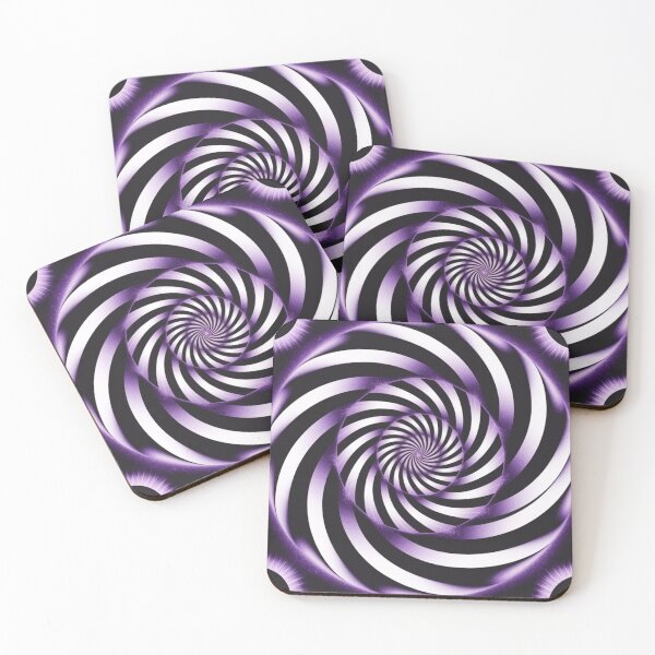 Item preview, Trippy Purple Spiral - AI Fantasy Digital Art Print designed and sold by KLP-Magick.