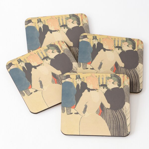 Item preview, Toulouse Lautrec - At the Moulin Rouge, la Goulue and Her Sister (Au Moulin Rouge, la Goulue et sa soeur) designed and sold by letitrip.