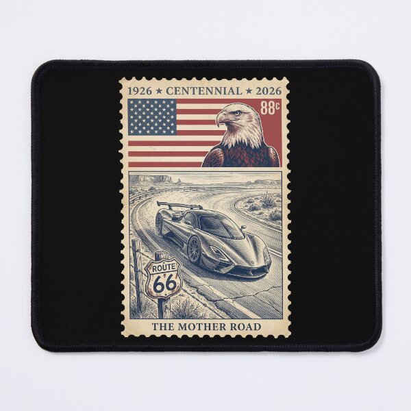 Item preview, Route 66 Centennial Supercar - High Speed Curve Stamp designed and sold by G350.