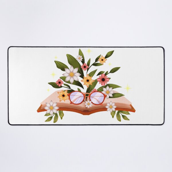 Item preview, Whimsical Wildflowers Growing From Open Book designed and sold by ArtByRahim.