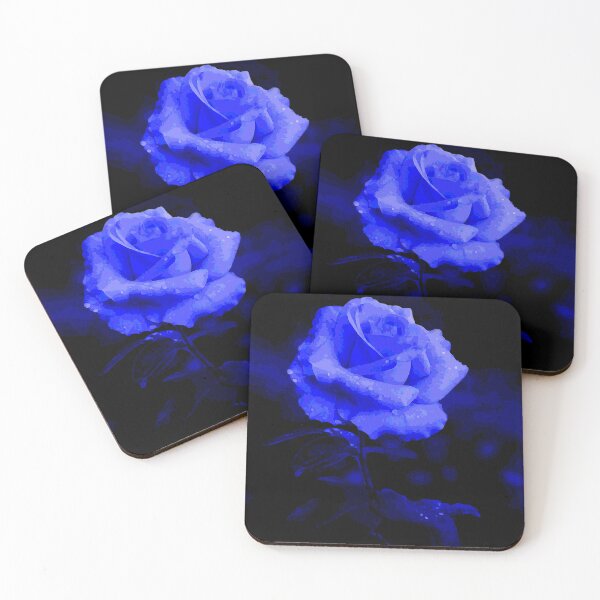 Aperçu de l'œuvre La Rose Bleue créée et vendue par KhalidHosnyArT.