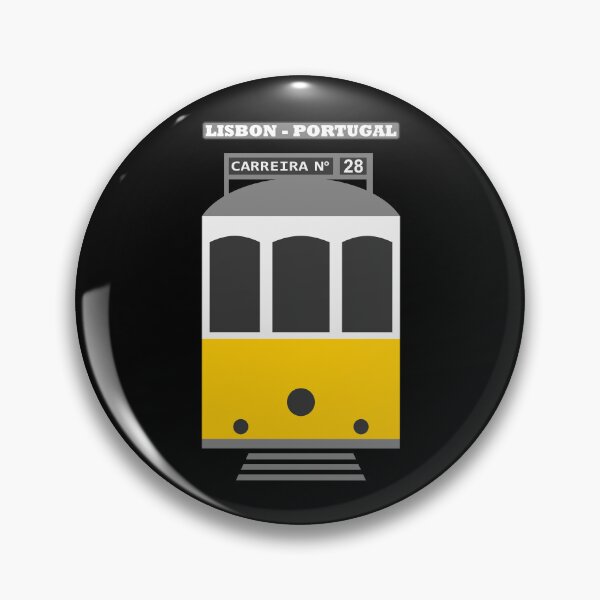 Item preview, Lisbon tram - Elétrico de Lisboa - Carreira 28 (with city name, on black)  designed and sold by Groenendijk.