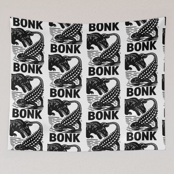 Item preview, Funny Bonk Dinosaur Ankylosaurus Dino Prehistoric Humor designed and sold by pansak.