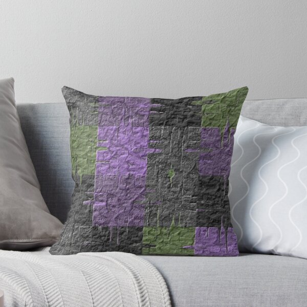 Item preview, distressed squares thick acrylic multi colored abstract design designed and sold by SmashingDeals.