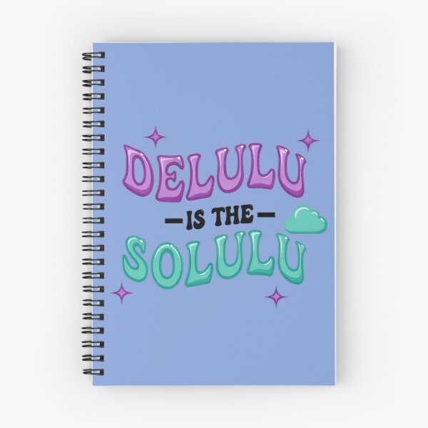 Item preview, Delulu Is the Solulu – Cute Motivational Typography Design designed and sold by Rangmanch.