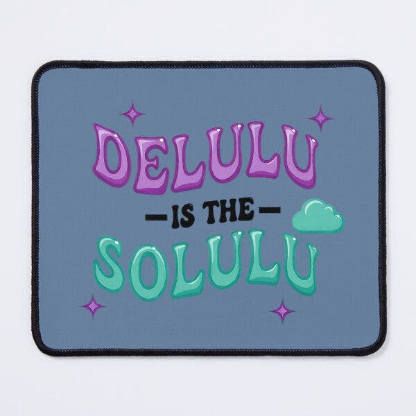 Item preview, Delulu es la solución: un diseño tipográfico motivacional y atractivo designed and sold by Rangmanch.