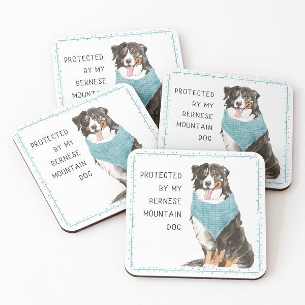 Item preview, Protected by my Bernese Mountain Dog designed and sold by Shelley Winters.