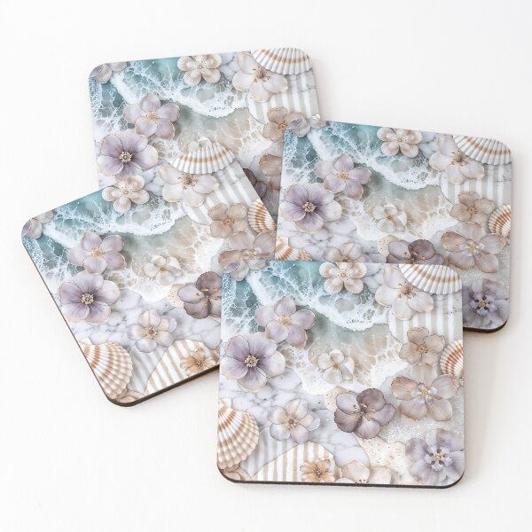 Item preview, Abstract Floral Nautical Collage designed and sold by SolaoLab.