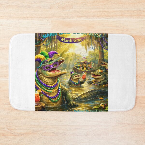 Item preview, Bayou Gator Style – Louisiana Alligator Design designed and sold by lineandlegacy.