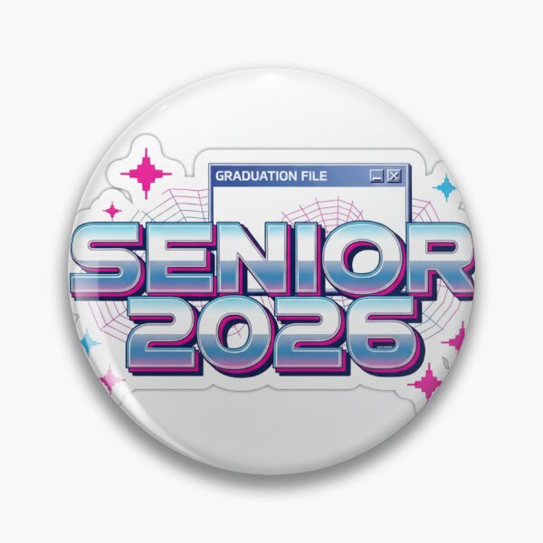 Item preview, Senior 2026 Class of 2026 Y2K Cyber Aesthetic designed and sold by ColorSplashLab.