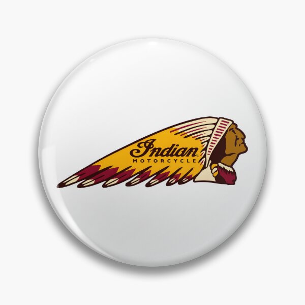 Item preview, Indian Motorcycle Native American Headdress Logo Emblem designed and sold by CharlieDesings.