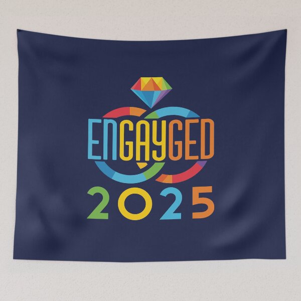 Item preview, Engayged 2025 Gay Engagement designed and sold by jaygo.